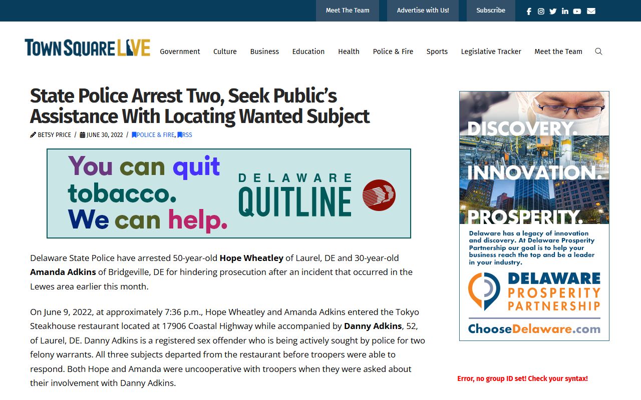 Delaware State Police seeking public assistance for wanted sex offender in Lewes area